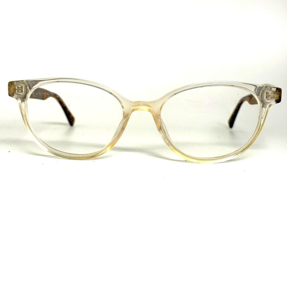 Rue Du Four Elita 4911 Eyeglasses Clear Tortoise Shell Cat Eye 52-18-140 Frames